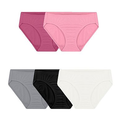 Women's Fruit of the Loom® Signature Breathable 5-pack Micro-Mesh Bikini Panty 5DBMBKK