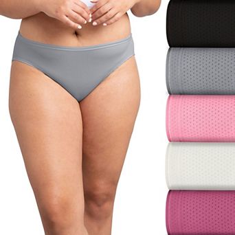 Women's Fruit of the Loom® Signature Breathable 5-pack Micro-Mesh Bikini Panty 5DBMBKK