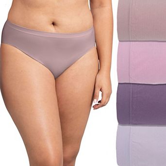 Women's Fruit of the Loom® Signature Seamless 4-pack Soft Hi-Cut Panty Set 4DSLHCTK