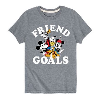 Disney's Mickey Mouse & Friends Boys 8-20 Friend Goals Graphic Tee