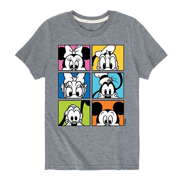 Disney's Mickey Mouse & Friends Boys 8-20 Characters Grid Graphic Tee