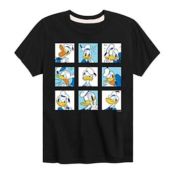 Disney's Mickey Mouse & Friends Donald Duck Boys 8-20 Grid Graphic Tee