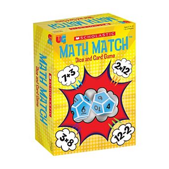 University Games Scholastic - Math Match Dice and Card Game