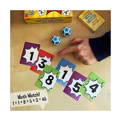 University Games Scholastic - Math Match Dice and Card Game