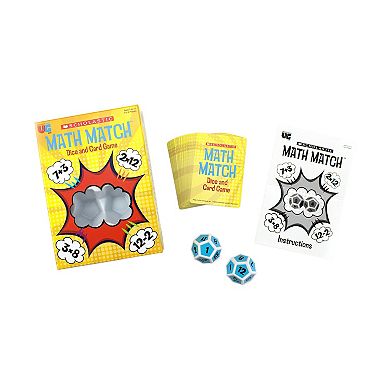 University Games Scholastic - Math Match Dice and Card Game