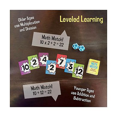 University Games Scholastic - Math Match Dice and Card Game