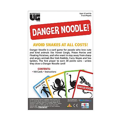 University Games Danger Noodle Card Game