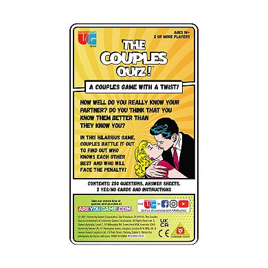 University Games The Couples Quiz! Tin Game