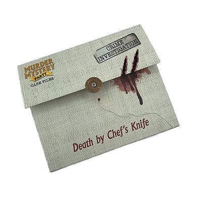 University Games Murder Mystery Party Case Files: Death By Chef's Knife