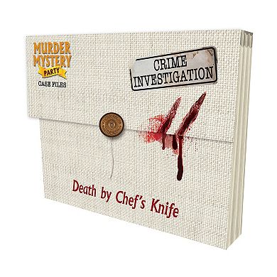 University Games Murder Mystery Party Case Files: Death By Chef's Knife