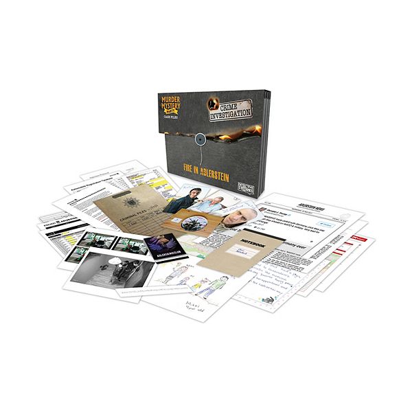 The Unknown Murder Mystery Game Case 1 – Plan Leathal (version EN), jeu Mystery Board non solvé – Unsolved Crime Case – Jeu pour adultes, groupes ou soirée de rendez-vous