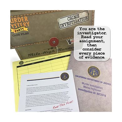 University Games Murder Mystery Party Case Files: Mile-High Murder