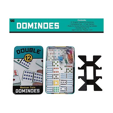 University Games Double 12 Mexican Train Dominoes