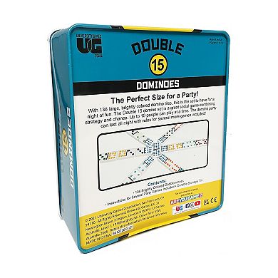 University Games Double 15 Party Dominoes