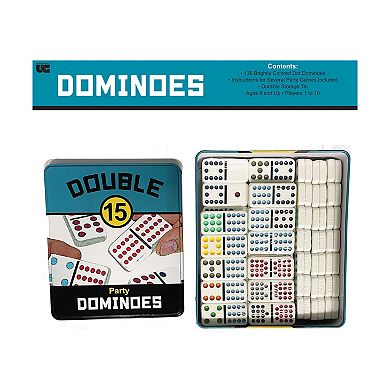 University Games Double 15 Party Dominoes