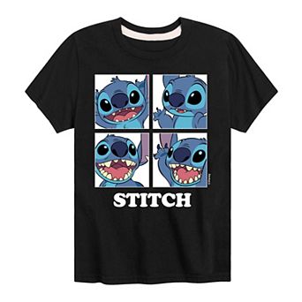 Disney's Lilo & Stitch Boys 8-20 Blocks Graphic Tee