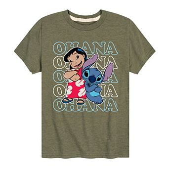 Disney's Lilo & Stitch Boys 8-20 Ohana Repeat Graphic Tee