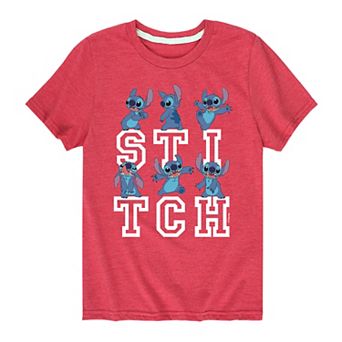 Disney's Lilo & Stitch Boys 8-20 Poses Graphic Tee