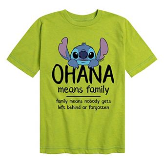 Disney's Lilo & Stitch Boys 8-20 Ohana Family Graphic Tee