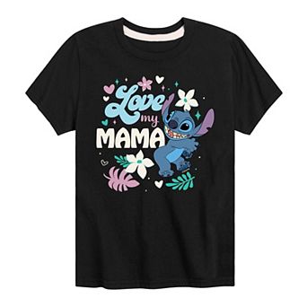 Disney's Lilo & Stitch Boys 8-20 Love My Mama Graphic Tee