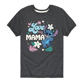 Disney's Lilo & Stitch Boys 8-20 Love My Mama Graphic Tee