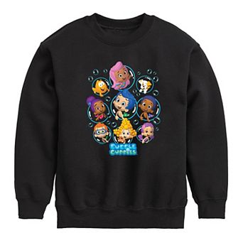 Boys 8-20 Bubble Guppies Grid Crew Fleece Sweatshirt