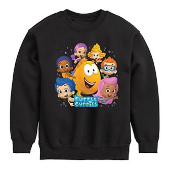 Boys 8-20 Bubble Guppies Grouper Crew Fleece Sweatshirt