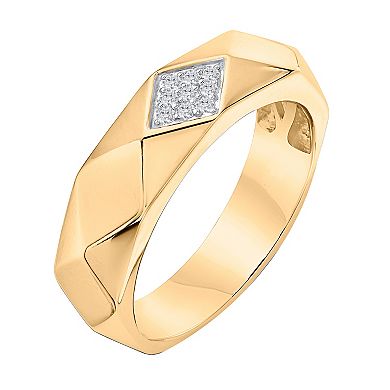 Irena Park Sterling Silver 1/8 Carat T.W. Diamond Ring