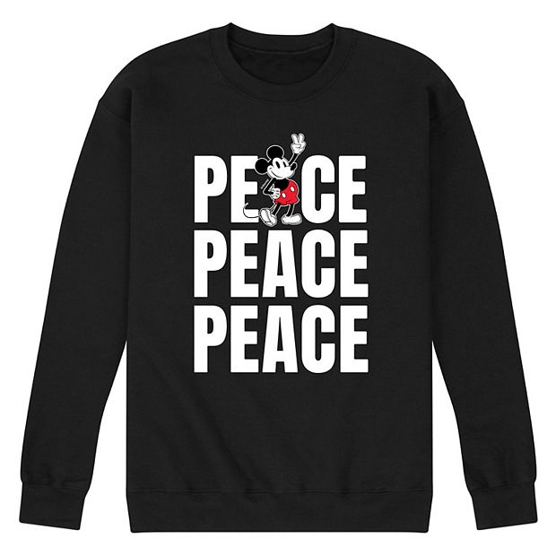 Mickey Mouse Peace Sweatshirt For Adults