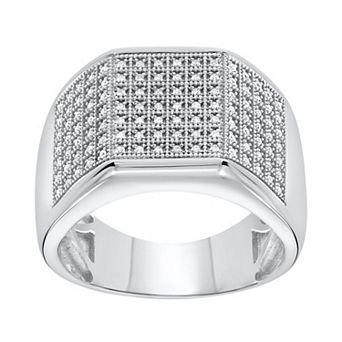 Irena Park Sterling Silver 1/3 Carat T.W. Diamond Pave Ring