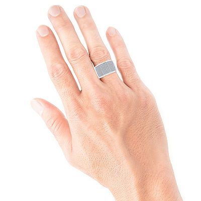 Irena Park Sterling Silver 1/3 Carat T.W. Diamond Pave Ring