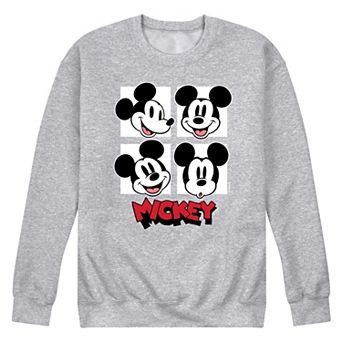 Disney's Mickey Grid Men's Fleece Sweatshirt