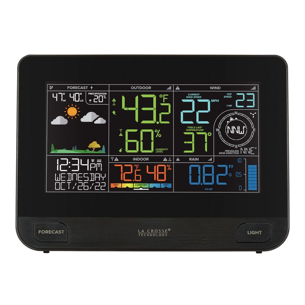La Crosse Technology Wi-Fi Professional Weather Center with Remote ...