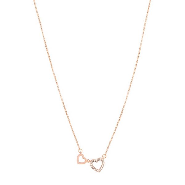 Rose gold deals necklace kohls