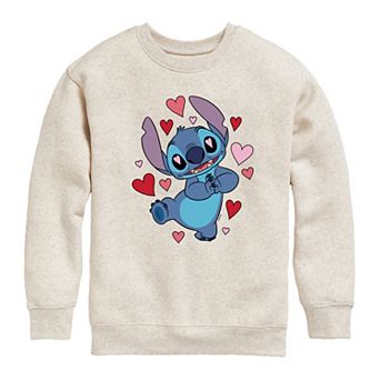 Disney's Lilo & Stitch Boys Heart Eyes Fleece