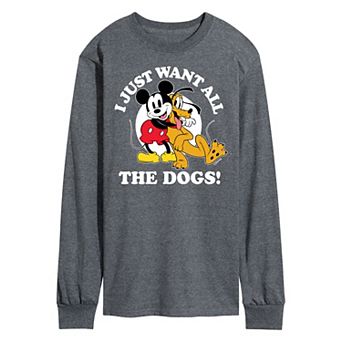 Men's Disney's Mickey & Pluto Want All The Dogs Tee