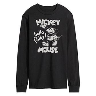Men's Disney's Mickey Mouse Hello Folks Tee