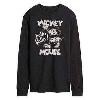Men's Disney's Mickey Mouse Hello Folks Tee