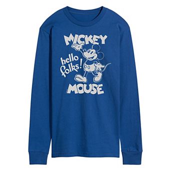 Men's Disney's Mickey Mouse Hello Folks Tee