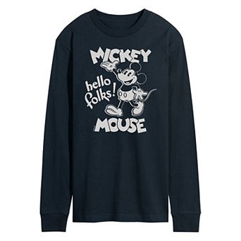 Men's Disney's Mickey Mouse Hello Folks Tee