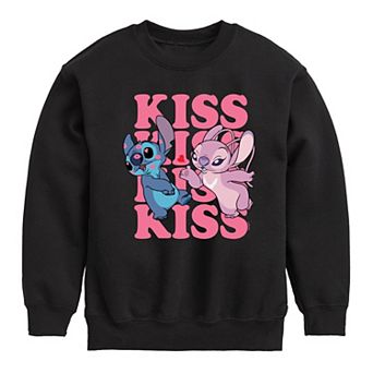 Disney's Lilo & Stitch Boys Kiss Repeat Fleece