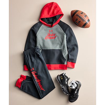 Ua rival fleece script joggers sales