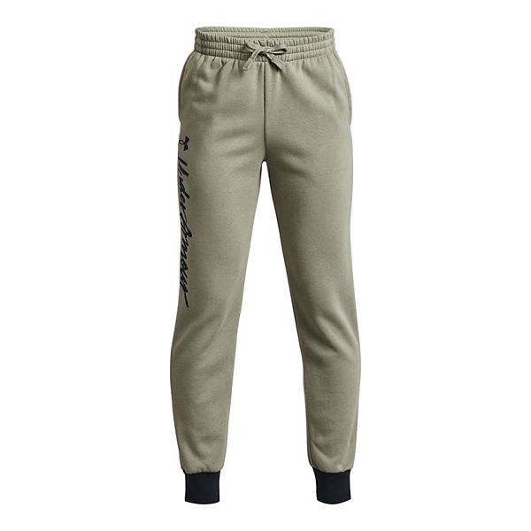 Under Armour Essential Script joggers in navy