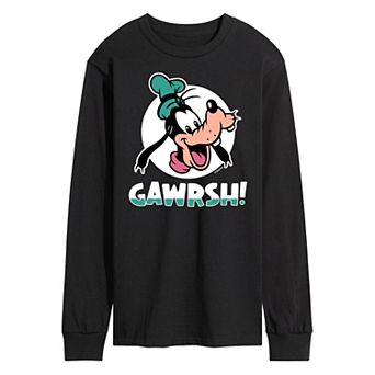 Disney's Goofy Men's Gawrsh Long Sleeve Graphic Tee