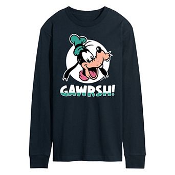 Disney's Goofy Men's Gawrsh Long Sleeve Graphic Tee