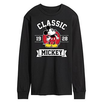 Disney's Mickey Mouse Men's Classic 1928 Long Sleeve Graphic Tee