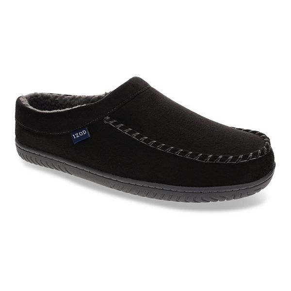 IZOD Men's Knit Clog Slippers