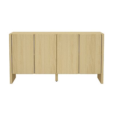 MANHATTAN COMFORT Linda 60-Inch Modern 4-Door Sideboard