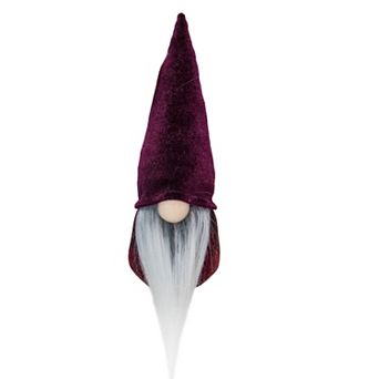 9" Purple Plum Standing Gnome Christmas Tabletop Decor