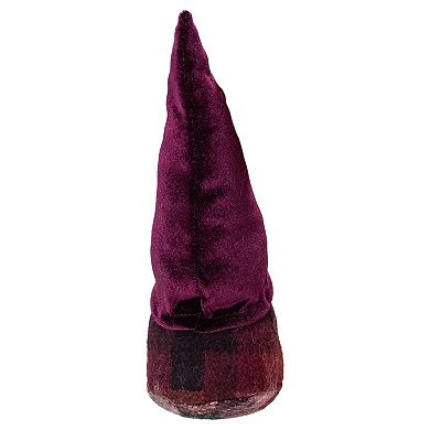 9" Purple Plum Standing Gnome Christmas Tabletop Decor